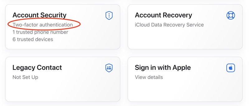 How to setup Multi-Factor Authentication on Apple iCloud