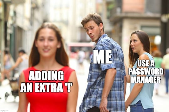 Password Manager Meme