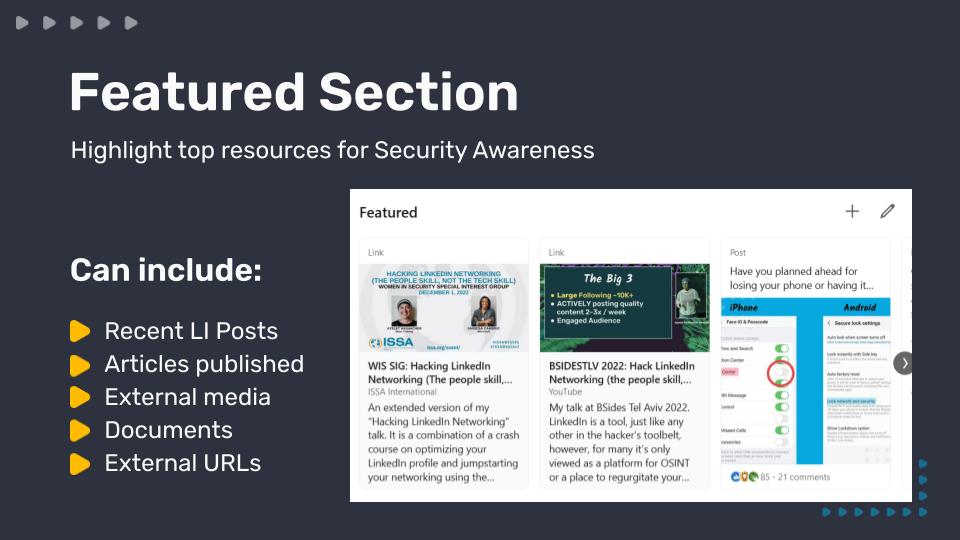 Using LinkedIn to Raise Security Awareness - Session 1