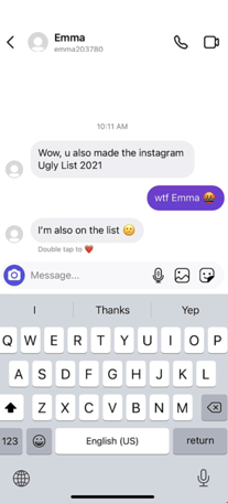 How an entire 9th grade was hacked  on instagram - Step 2