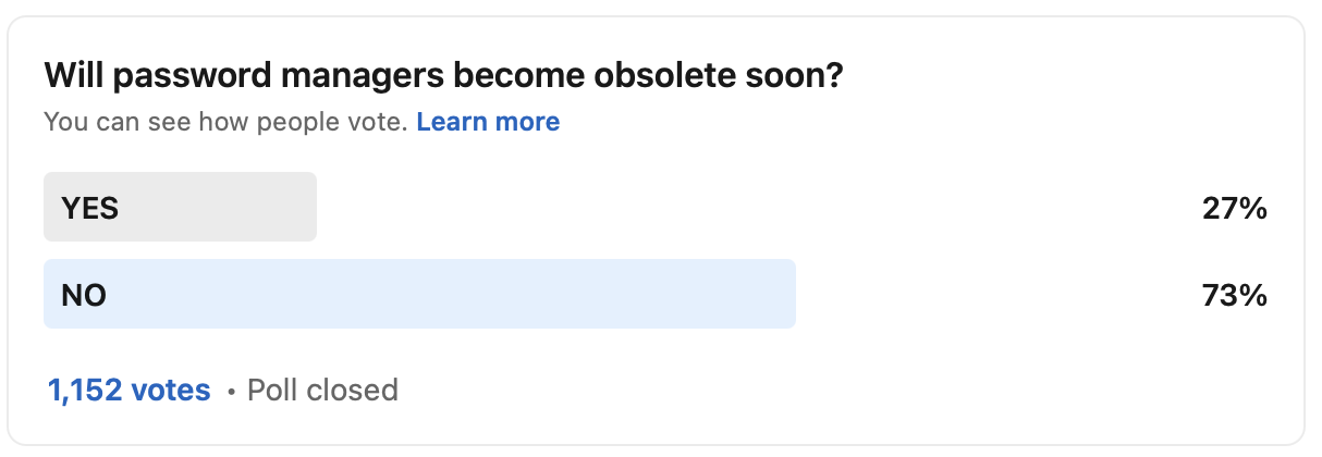 Will password managers become obsolete