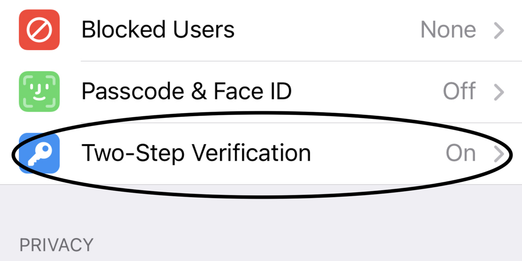 How to setup Multi-Factor Authentication on Telegram