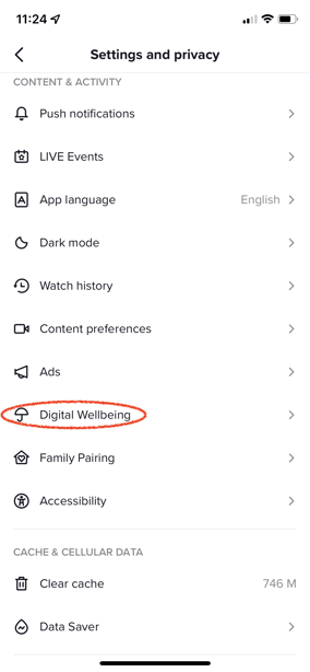 TikTok-Wellbeing