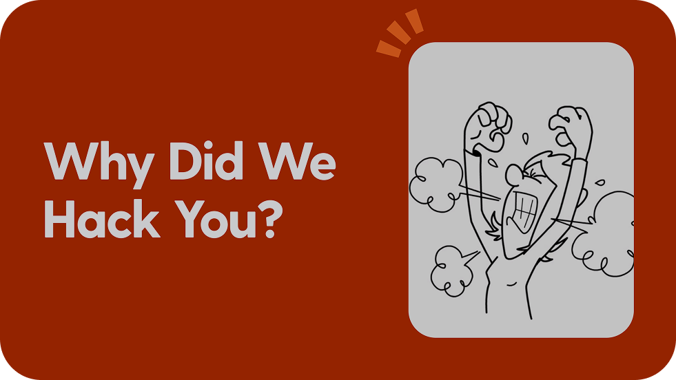Why Did We Hack You?