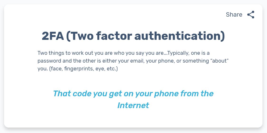 2fa card 2fa card