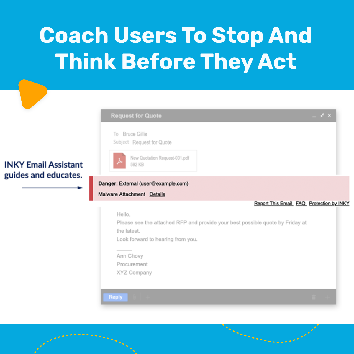 Coach users to stop and think before they act