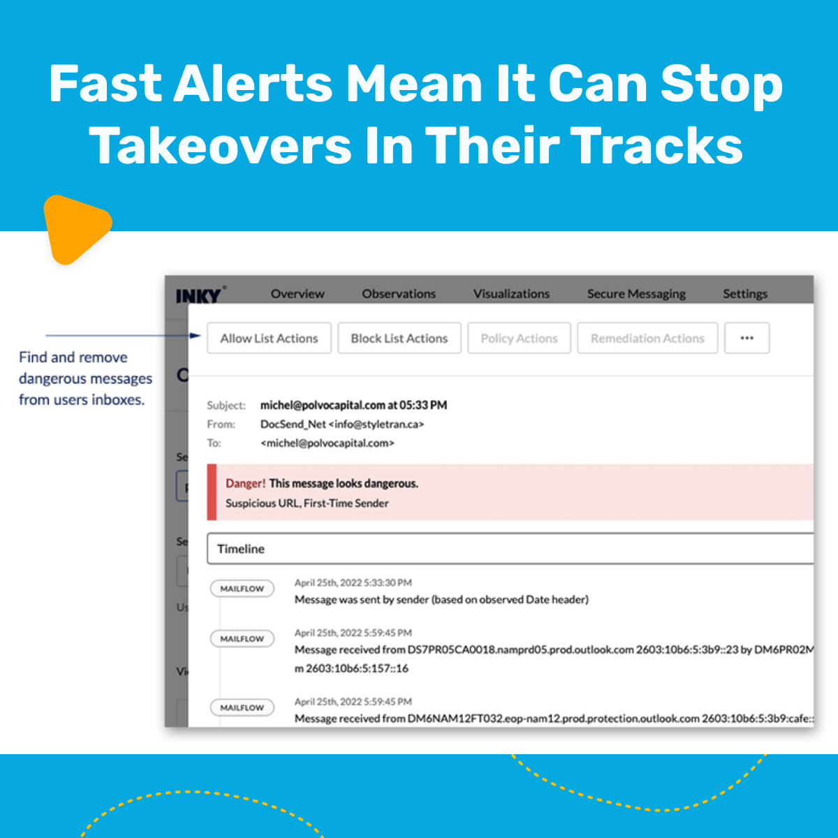 Fast alerts mean IT can stop takeovers in their tracks
