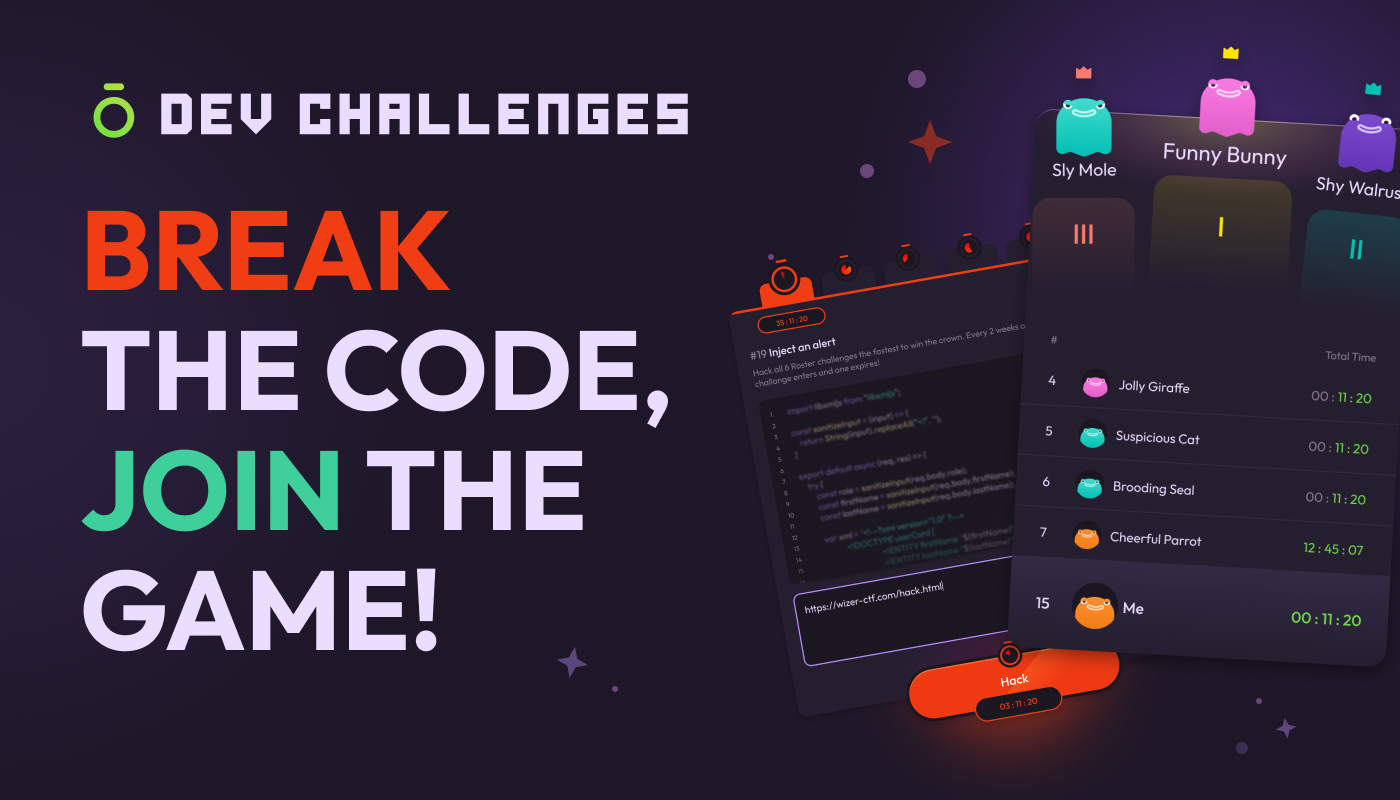 Wizer CTF: Capture The Flag Events for Developers